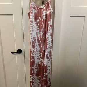 Tie-Dye Sleeveless Jumpsuit